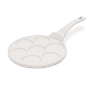 Tigaie cu 7 forme pentru clatite 26 cm Sahara Berlinger Haus BH 7794, antiaderenta, crem