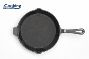 Tigaie Fonta Emailata 26 X 5 Cm, Marble Grey, Cooking By Heinner HR-ZVC-T26