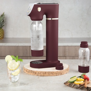 Aparat preparare bauturi carbogazoase Leonardo Berlinger Haus BH 8555, visiniu