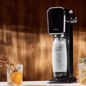 Aparat preparare bauturi carbogazoase, sifon Art, Black Sodastream 1013511401, negru - Img 5