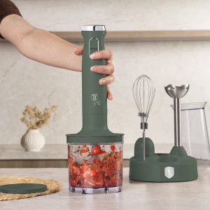 Blender vertical 3 în 1 cu tocător și tel, 800 W – Berlinger Haus Green Matte LP-BH-264, verde mat - Img 4