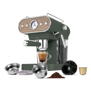 Espressor 3 in 1 Matte Green Nordic Berlinger Haus BH/9857 - Img 2