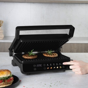 Grill electric sandwich maker Berlinger Haus BH 9781, negru-roz - Img 4