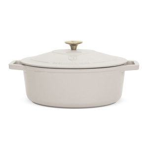 Oală fontă ovală 32 cm Sahara Berlinger Haus BH 8967, emailată, cu capac - Img 3