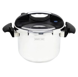 Oala marmorata sub presiune 6L, inox, antiaderenta Royalty Line RL-PS6LM