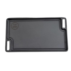 Placa grill BBQ față dublă 45x25cm, fonta Perfect Home 14915 - Img 3