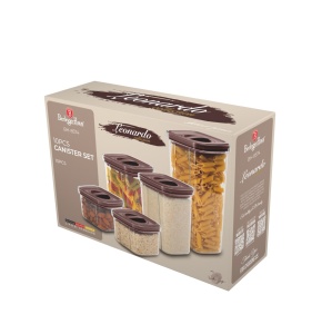 Set 5 recipiente cu capace Leonardo Collection Berlinger Haus BH 8574