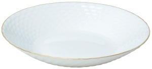 Set farfurii 18 piese, alb cu detalii aurii Kinghoff KH1876 - Img 7