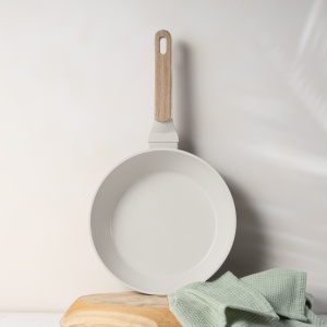 Set oale si tigai 10 piese Sahara Nordic Berlinger Haus BH 8324, crem mat, compatibil inductie, capace cu strecurator - Img 4