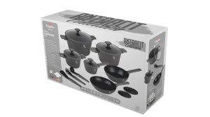 Set oale si tigai 15 piese Anthracite Berlinger Haus BH 8141