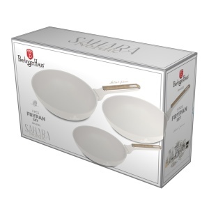Set tigai 3 piese Sahara Nordic Berlinger Haus BH 8322, crem mat, compatibile cu toate tipurile de plita, invelis antiaderent titanPro - Img 10