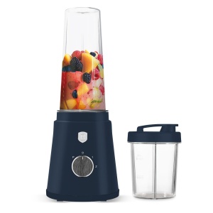 Smoothie maker 320 W cu 2 recipiente de voiaj – Berlinger Haus Deep Sea BH 9882, albastru mat, zdrobește gheața - Img 4