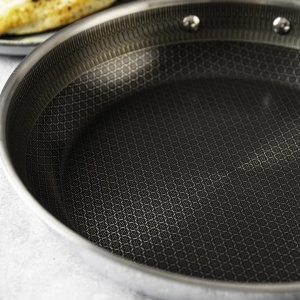Tigaie ceramică antiaderentă fără PFAS 28 cm, Tri-Ply, pentru inducție – VCASA Velora 90156, fără PTFE și PFOA - Img 6