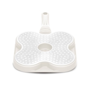 Tigaie cu 4 forme pentru hamburgeri, clatite, mic dejun 20 cm Sahara Berlinger Haus BH 7798, antiaderenta, crem