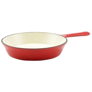 Tigaie fonta emailata rosie 24 CM PERFECT HOME 12512