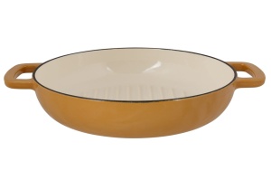Tigaie grill fontă emailată 28 cm Auriu Fontestic Cosy & Trendy 8224281
