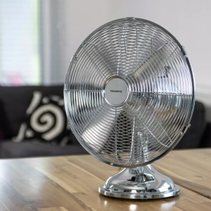 Ventilator metalic pentru birou 30 cm Klausberg KB7537, argintiu - Img 2