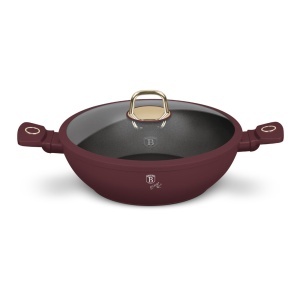 Wok cu capac, cu 2 manere si capac 30 cm Leonardo Collection Berlinger Haus BH 8035 - Img 2