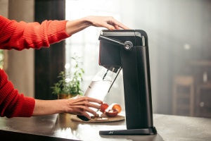 Aparat preparare bauturi carbogazoase, sifon Art, Black Sodastream 1013511401, negru - Img 6