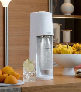 Aparat preparare bauturi carbogazoase, sifon , cu butelie CO2 inclusa, Terra White Sodastream 1012811400, alb - Img 6