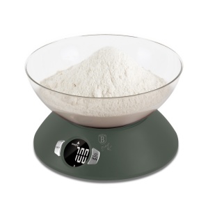 Cantar de bucatarie cu bol 5 kg Green Matt Berlinger Haus BH 9619 - Img 1