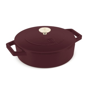 Cratita de fonta cu capac 26 cm Leonardo Berlinger Haus BH 6263 - Img 3