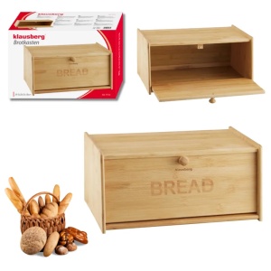 Cutie pentru pâine din bambus, 39.5×24.5×18 cm, Klausberg KB-7933 - Img 7