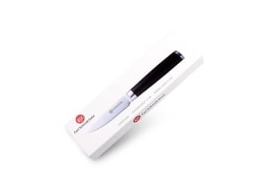 Cutit otel Damask HRC 60 Konstanz, Carl Schmidt Sohn 071349, 9 cm, maner negru