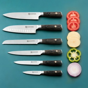 Cutit utilitar Apex, Carl Schmidt Sohn, 13 cm, maner lemn pakka 108595 - Img 3