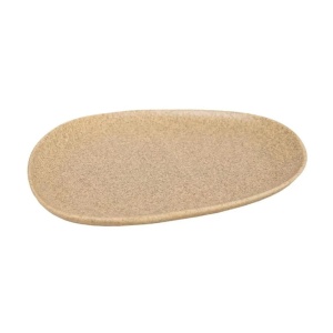 Farfurie desert 23 cm din ceramica Tetris TRFD 23, asimetrica - Img 1