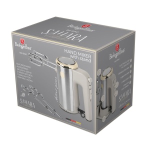 Mixer de mână Berlinger Haus Sahara BH 9740, 300 W, crem/auriu - Img 3