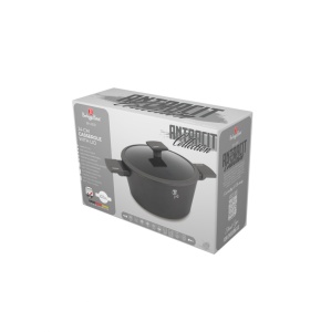 Oala cu capac 24 cm,,4.1 litri -Anthracite Collection Berlinger Haus BH 8131