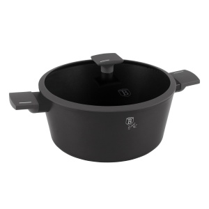 Oala cu capac, 28 cm, 6.1 litri Anthracite Collection Berlinger Haus BH 8132