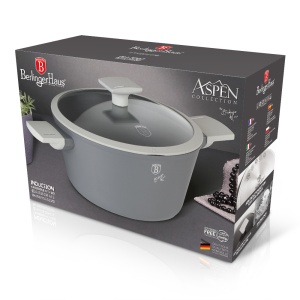 Oala cu capac antiaderenta cu titan 28 cm Aspen Collection Berlinger Haus BH 7068