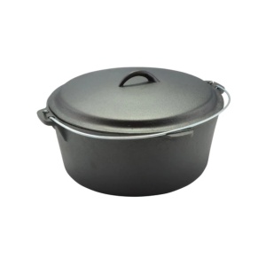 Oala fonta cu capac 30x10 cm 6 L Perfect Home 12017 - Img 3