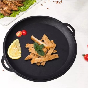 Oala fonta wok cu capac, 3 in 1, 32cm, Perfect Home 12411, capac tigaie - Img 4