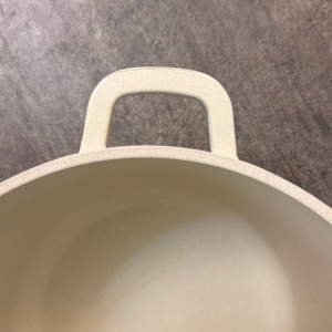 Oală înaltă marmorată cu capac 24 cm, 6,2 L – Royalty Line AD24MG, crem, antiaderentă, compatibilă inducție - Img 4