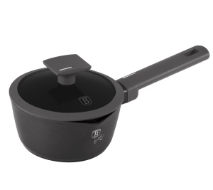 Oala sos cu capac 16 cm 1,2L Anthracite Berlinger Haus BH 8118, strat antiaderent, gri