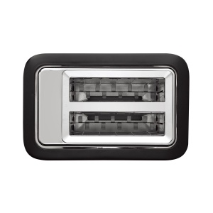 Prăjitor de pâine digital cu afișaj LED, 7 niveluri – Berlinger Haus Black Rose BH 9661, negru cu auriu-roz, Defrost și Reheat - Img 5