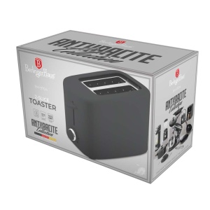 Prajitor paine Anthracite BH 9704, gri mat, capac detasabil anti-praf - Img 9