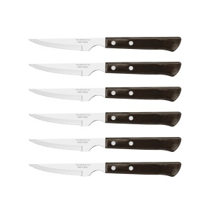 Set 6 Cutite friptura / pizza model spaniol Tramontina maro 29899173 - Img 1