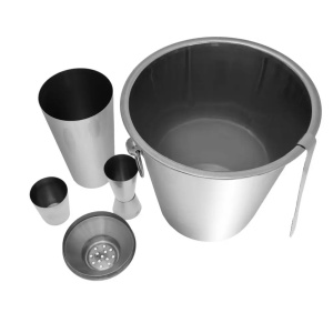 Set accesorii bar 4 piese Kinghoff KH1244, otel inoxidabil, argintiu - Img 4