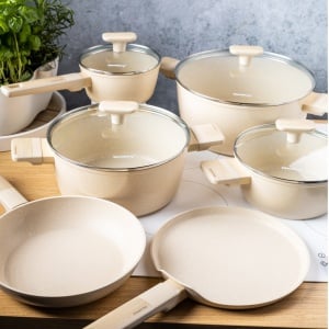 Set oale 16/20/24/28/24/24 CM bej Klausberg KB7833