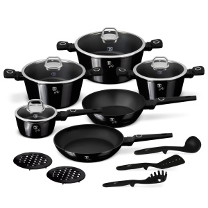 Set oale 15 piese Black Vantage Berlinger Haus BH 8232, negru