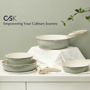 Set oale si tigai cu manere detasabile 17 piese Carl Schmidt Sohn 99176, verde - Img 4