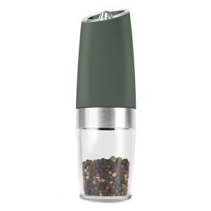 Set râșnițe electrice sare și piper cu pornire automată, 2 piese – Berlinger Haus Green Matte BH 9570, verde mat, iluminare LED