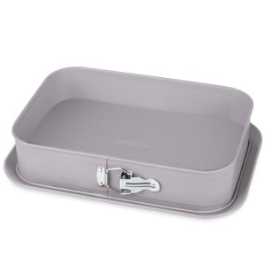 Tava dreptunghiulara 39x27 cm cu fund detasabil Taupe Berlinger Haus BH 7943, antiaderenta, gri