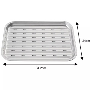 Tava inox pentru gratar Kinghoff KH1916 - Img 4