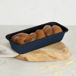 Tavă pentru chec 32 × 13,5 cm, antiaderentă – Berlinger Haus Deep Sea BH 8699, albastru mat, oțel carbon - Img 5
