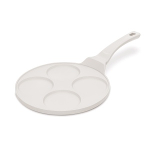 Tigaie cu 4 forme pentru clatite 26 cm Sahara Berlinger Haus BH 7796, antiaderenta, crem